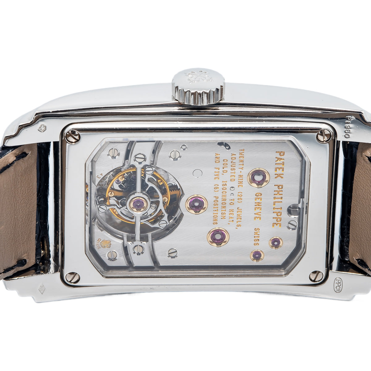 Patek Philippe 10-Day Tourbillon 5101P Complete Salmon Dial Watch 29X51mm