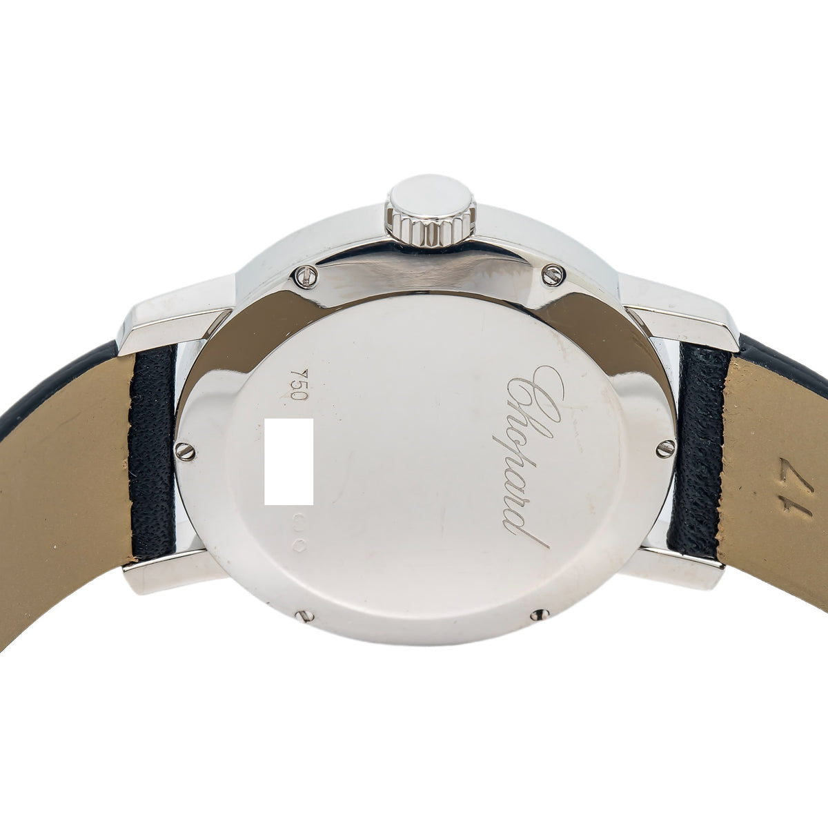 Chopard Classic 124200-1001 18k White Gold Silver Dial Auto Women's Watch 34mm