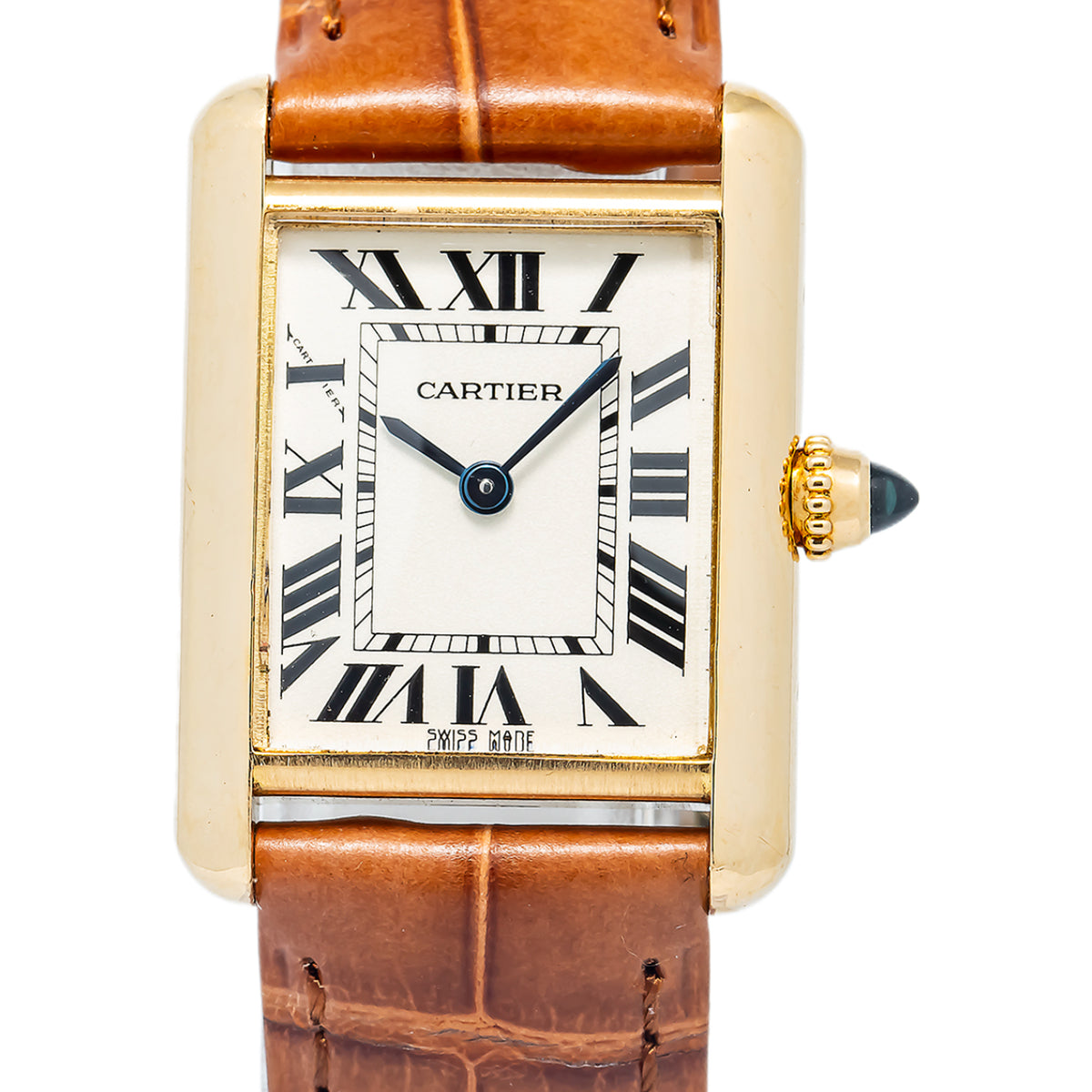 Cartier Tank Louis W1529856 MINT w/2023 Card Brand New Strap Quartz Watch 22mm