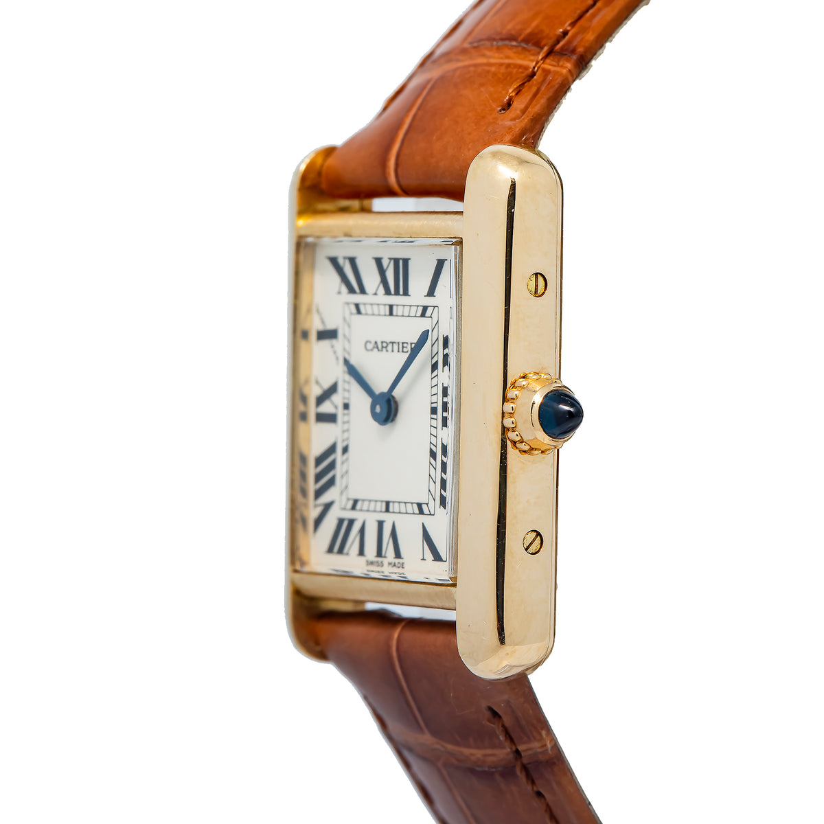 Cartier Tank Louis W1529856 MINT w/2023 Card Brand New Strap Quartz Watch 22mm