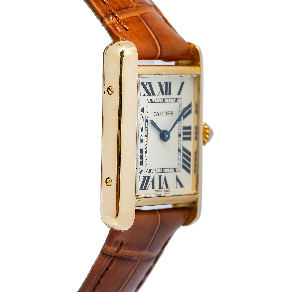 Cartier Tank Louis W1529856 MINT w/2023 Card Brand New Strap Quartz Watch 22mm