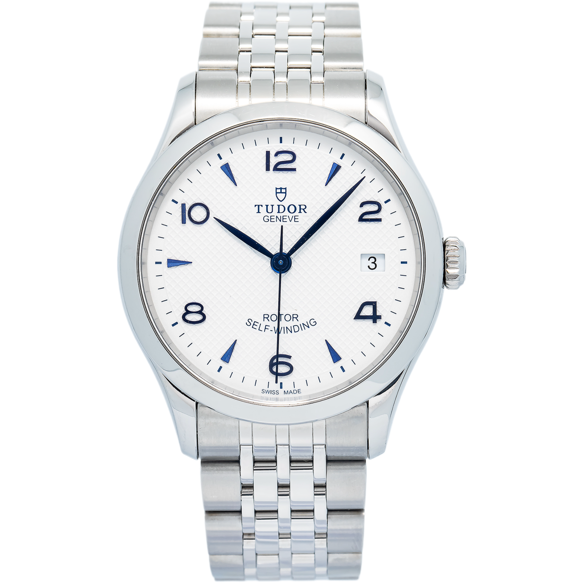 Tudor 1926 91450 Complete Stainless Steel White Dial Auto Men's Watch 36mm