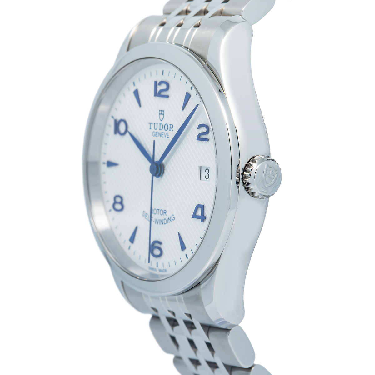 Tudor 1926 91450 Complete Stainless Steel White Dial Auto Men's Watch 36mm