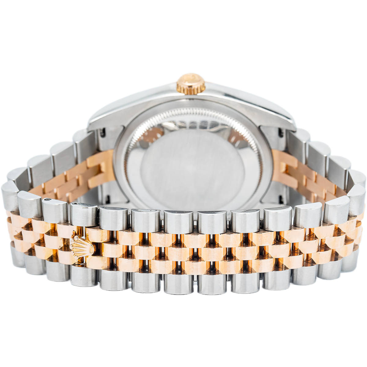 Rolex Datejust 116231 Factory Diamond 18k RG Two Tone Auto Unisex Watch 36mm