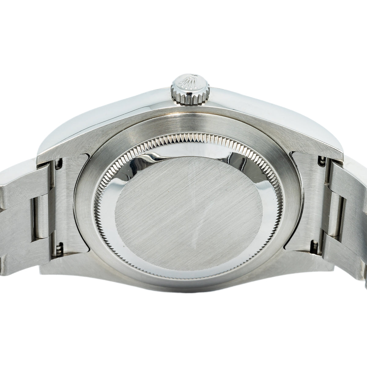 Rolex Oyster Perpetual 114300 Auto SS White Dial 2019 Card Men's Watch 39mm
