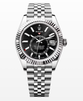 Rolex Sky-Dweller 326934 MINT 2021 Card SS Jubilee Black Dial Auto Watch 42mm