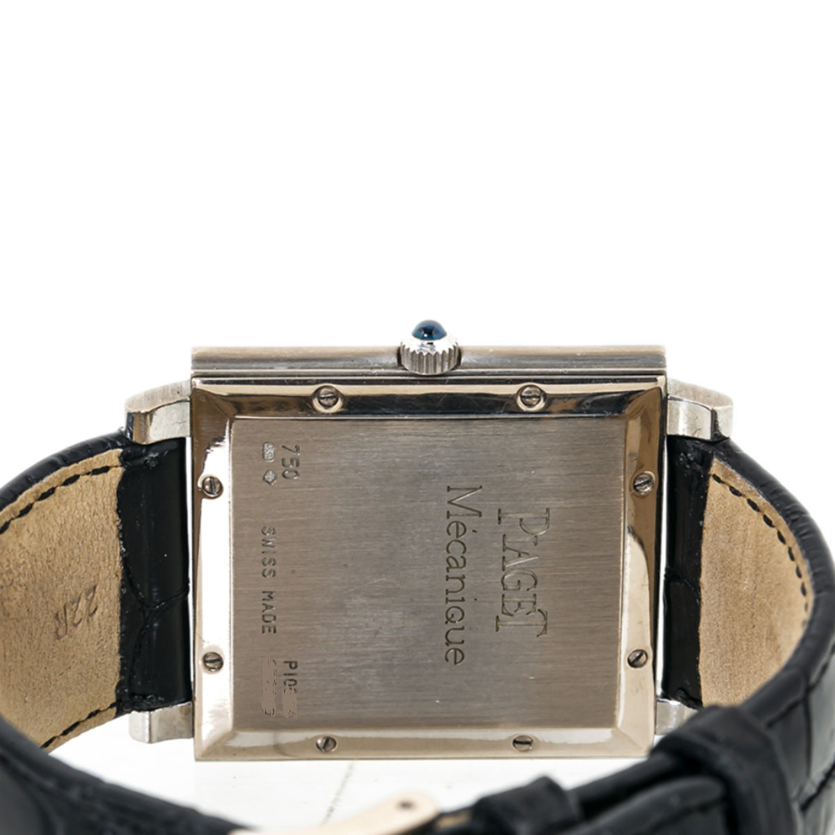 Piaget 9930 Altiplano XL Mecanique P10074 Ultra-Thin White Gold Men's Watch 33mm