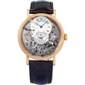 Breguet Tradition Seconde Retrograde 7097 18k RG Silver Skeleton Dial Auto 40mm