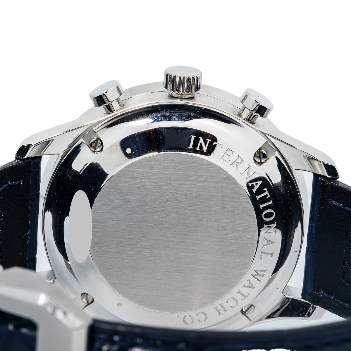 IWC Portuguese Chronograph IW371491 SS Blue Dial Auto Men's Watch 41mm