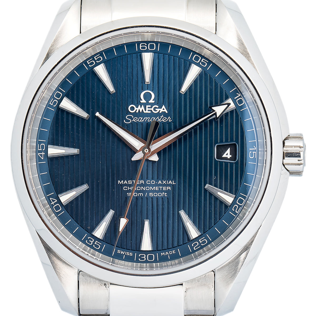 Omega Seamaster Aqua 231.10.39.21.03.002 Complete SS Blue Dial Auto Watch 39mm