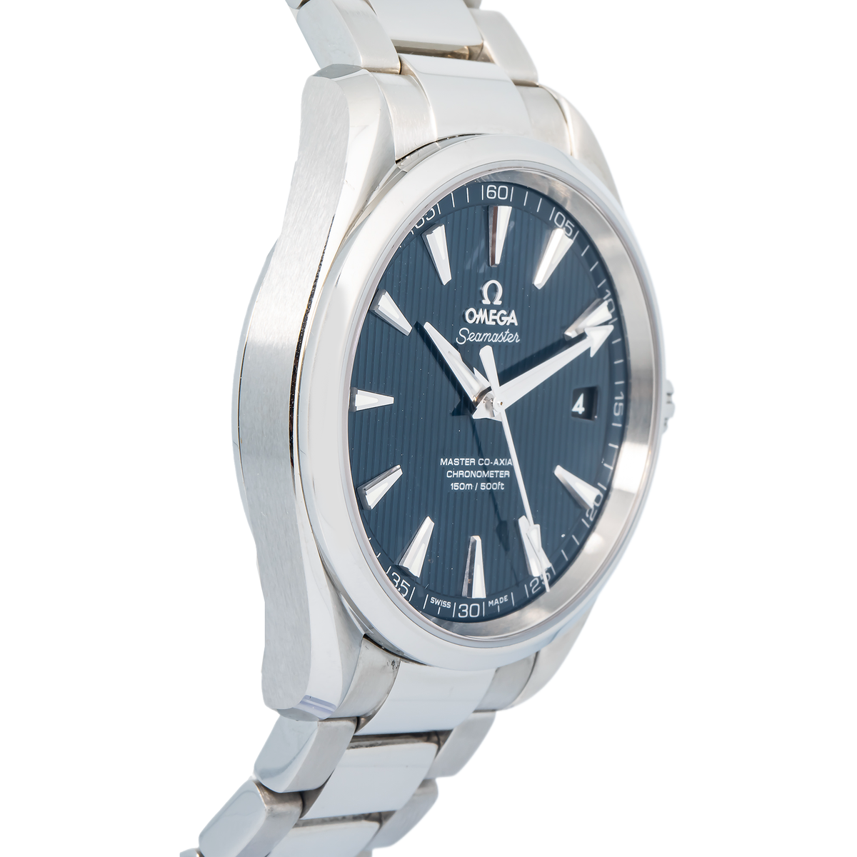 Omega Seamaster Aqua 231.10.39.21.03.002 Complete SS Blue Dial Auto Watch 39mm