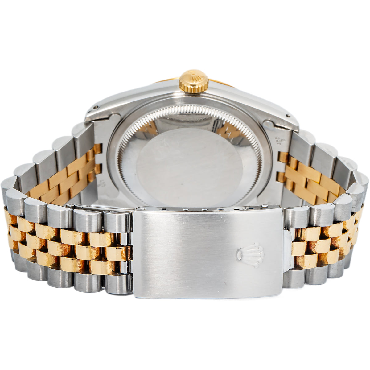 Rolex Datejust 16233 18k YG Two Tone Champagne Dial Automatic Unisex Watch 36mm