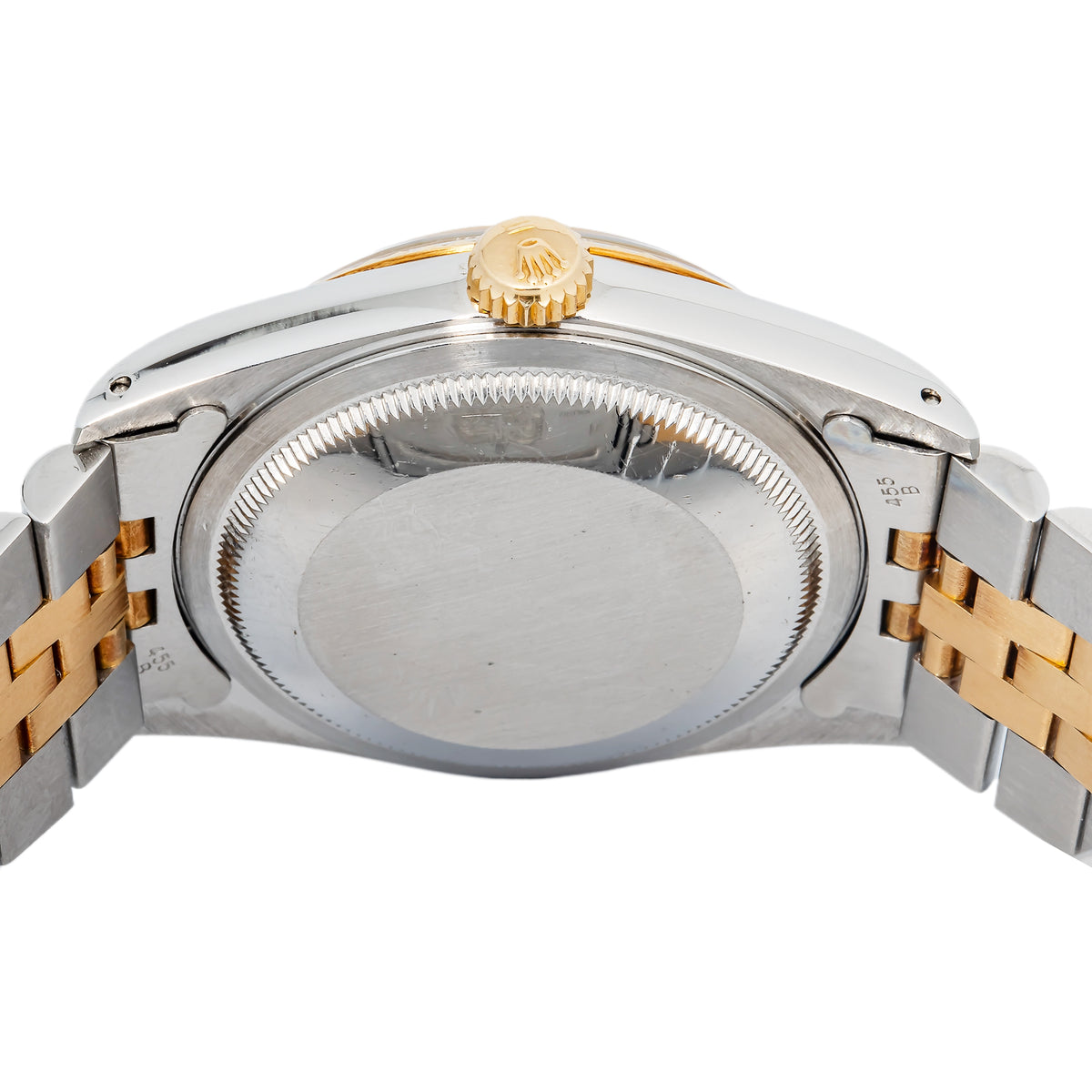 Rolex Datejust 16233 18k YG Two Tone Champagne Dial Automatic Unisex Watch 36mm
