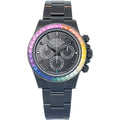 Rolex Cosmograph Daytona 116520 Customized Blaken RainBow Black Men's Watch 40mm