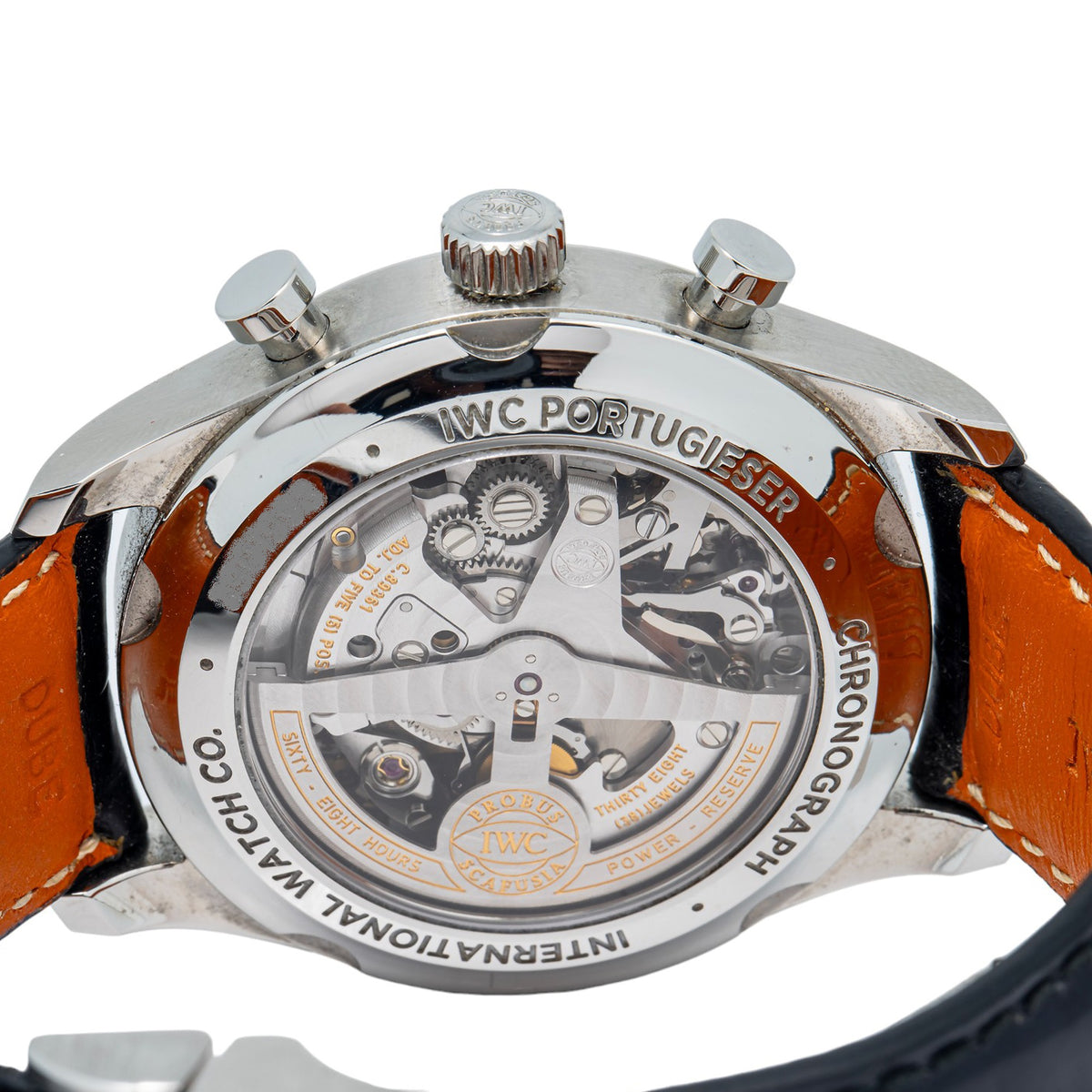 IWC Portugieser IW390404 Chronograph Stainless Ardoise Grey Dial Auto Watch 42mm