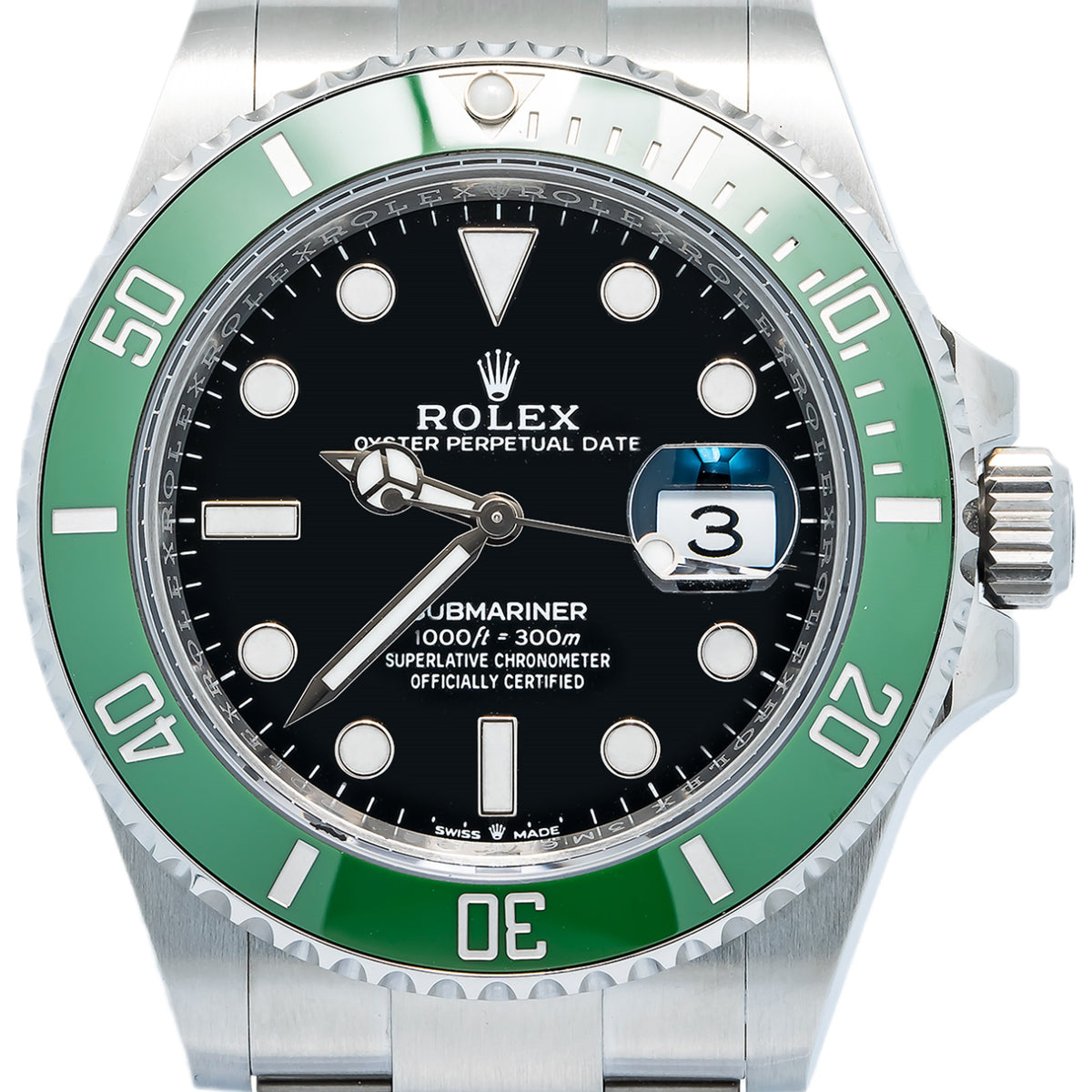 Rolex Submariner Date Starbucks 126610LV MINT Auto Black Dial Men's Watch 41mm