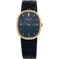 Patek Philippe Golden Ellipse 3848J 18k Yellow Gold Blue Dial Manual Unisex 27mm
