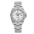 Rolex Explorer II 16570 SS Oyster Polar White Dial Automatic Men's Watch 40mm