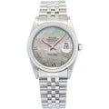 Rolex Datejust 16234 Stainless Steel Jubilee MOP Dial Auto Unisex Watch 36mm