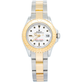 Rolex Yacht-Master 169623 Automatic 18k Two Tone Oyster White Dial Women's 29mm