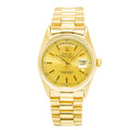 Rolex Day-Date 18038 18k YG President Champagne Dial Automatic Men's Watch 36mm