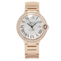 Cartier Ballon Bleu 3941 WJBB0057 18k RG Auto Factory Diamond Men's Watch 42mm