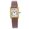 Cartier Tank Louis Vintage 18k Yellow Gold Paris Dial Ladies Watch 21x28mm