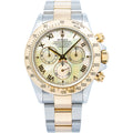 Rolex Daytona 116523 MINT Two Tone Yellow Factory MOP Dial Auto Men's Watch 40mm
