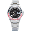 Rolex GMT-Master II Coke 16710 SS Oyster Black Dial Automatic Men's Watch 40mm