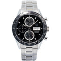 Tag Heuer Carrera CV201AG Stainless Steel Black Dial Automatic Men's Watch 41mm