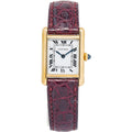 Cartier Tank Louis 78087 18k Yellow Gold Manual Winding Ladies Watch 21mm