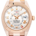 Rolex Sky-Dweller 326935 2017 Complete 18k RG Sundust Dial Auto Men's Watch 42mm