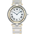 Cartier Santos De Cartier 8191 Fixed YG Two Tone Steel Ladies Watch  32mm