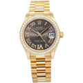 Rolex Datejust 278278 w/Card Aftermarket Diamond 18k YG President Automatic 31mm