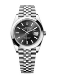 Rolex Datejust 126300 2023 Complete Jubilee Black Dial Auto Men's Watch 41mm