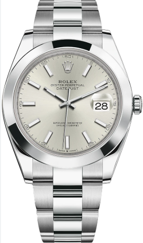 Rolex Datejust 126300 2022+ Complete Oyster Silver Dial Auto Men's Watch 41mm