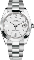 Rolex Datejust 126300 2022+ Complete Oyster White Dial Auto Men's Watch 41mm