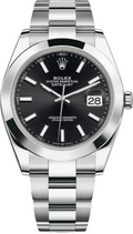 Rolex Datejust 126300 2023 Complete Oyster Black Dial Auto Men's Watch 41mm