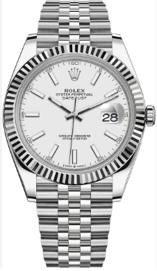 Rolex Datejust 126334 Stainless Steel Jubilee White Dial Auto Men's Watch 40mm