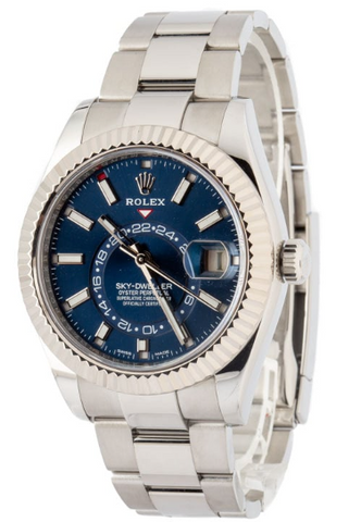 Rolex Sky-Dweller 326934 Oyster 2020 Complete Blue Dial Auto Men's Watch 42mm