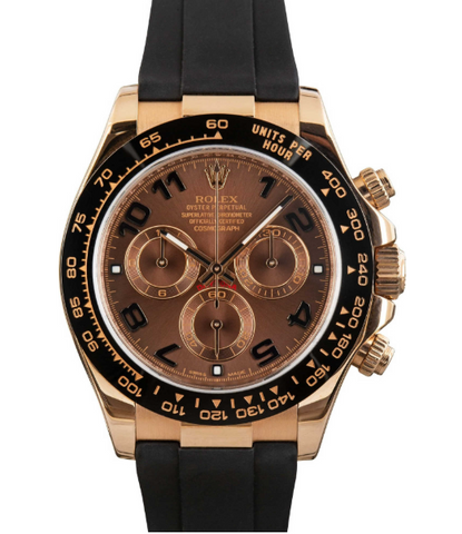 Rolex Daytona 116515LN 18k Rose Gold Chocolate Dial Auto Men's Watch 40mm
