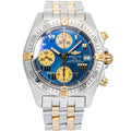 Breitling Chrono Cockpit B13358 Stainless Steel Blue Dial Auto Men's Watch 39mm