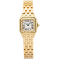 Cartier Panthere 8057915 Factory Diamond Bezel 18k YG Quartz Women's Watch 22mm