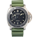 Panerai Luminor Submersible PAM00389 Titanium Black Dial Auto Men's Watch 47mm