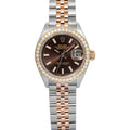 Rolex Datejust 279171 2020 Card Diamond Bezel 18k Rose Two Tone Jubilee 28mm
