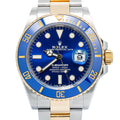 Rolex Submariner 126613LB 2021 Card 18kYG Two Tone Blue Dial Auto Men Watch 41mm