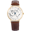 Breguet Serpentine 3680BA MINT 2008 Complete 18k YG White Dial Auto Watch 40mm
