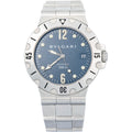 Bvlgari Diagono Scuba SD38S Stainless Steel Blue Dial Automatic Men's Watch 38mm