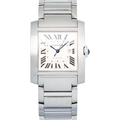 Cartier Tank Francaise WSTA0067 MINT 2024 Card SS Silver Dial Auto Men's Watch