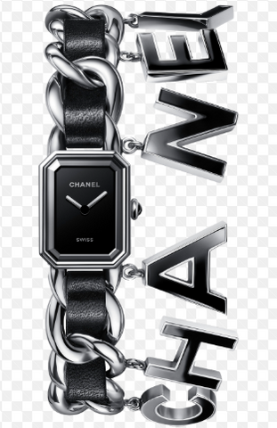 Chanel Premiere H7471 LTD Stainless Steel Black Lacquered Dial Quartz Watch 15mm